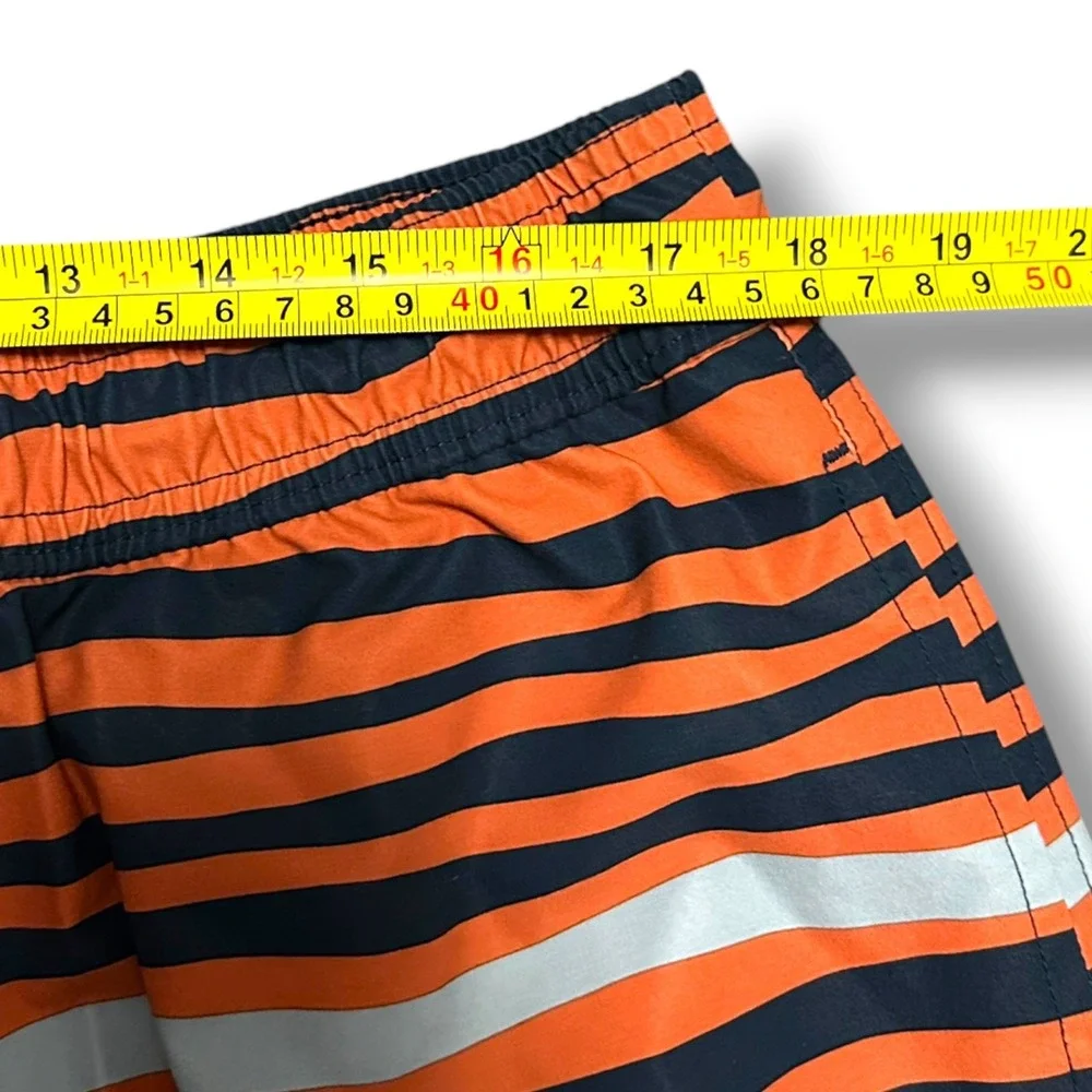 LL Bean Men's Vacationland Stretch Striped Swim Trunks 8
